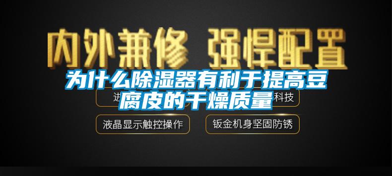 為什么除濕器有利于提高豆腐皮的干燥質(zhì)量