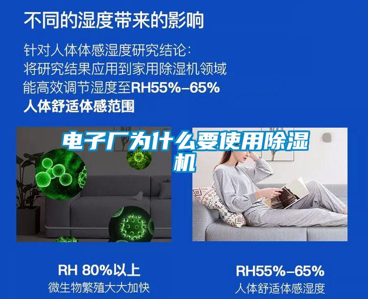 電子廠為什么要使用除濕機