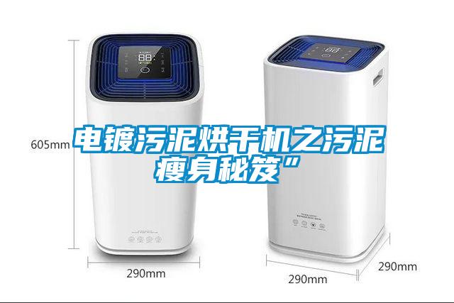 電鍍污泥烘干機之污泥瘦身秘笈”