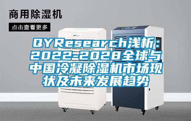 QYResearch淺析：2022-2028全球與中國(guó)冷凝除濕機(jī)市場(chǎng)現(xiàn)狀及未來(lái)發(fā)展趨勢(shì)