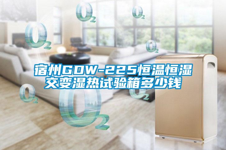 宿州GDW-225恒溫恒濕交變濕熱試驗箱多少錢