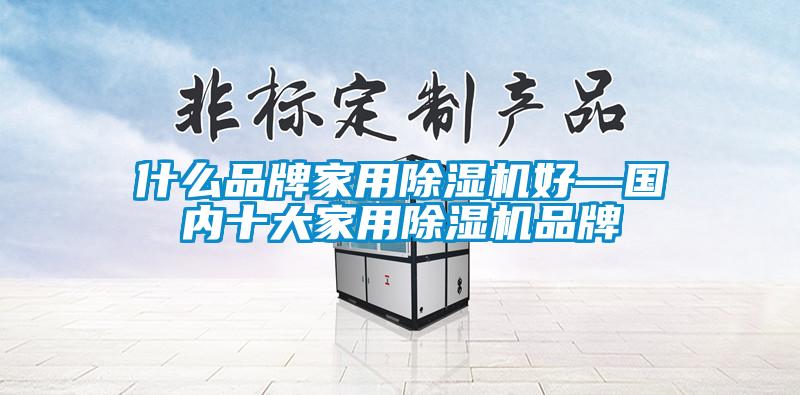 什么品牌家用除濕機好—國內(nèi)十大家用除濕機品牌