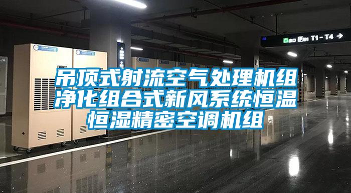 吊頂式射流空氣處理機(jī)組凈化組合式新風(fēng)系統(tǒng)恒溫恒濕精密空調(diào)機(jī)組