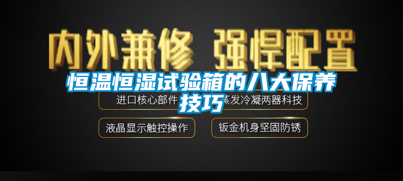 恒溫恒濕試驗(yàn)箱的八大保養(yǎng)技巧