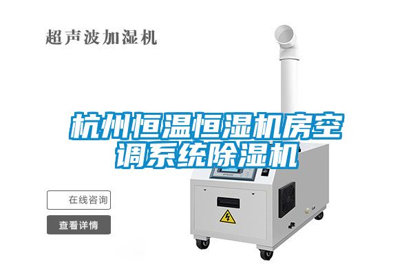 杭州恒溫恒濕機房空調(diào)系統(tǒng)除濕機