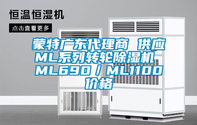 蒙特廣東代理商 供應(yīng)ML系列轉(zhuǎn)輪除濕機(jī) ML690／ML1100價(jià)格