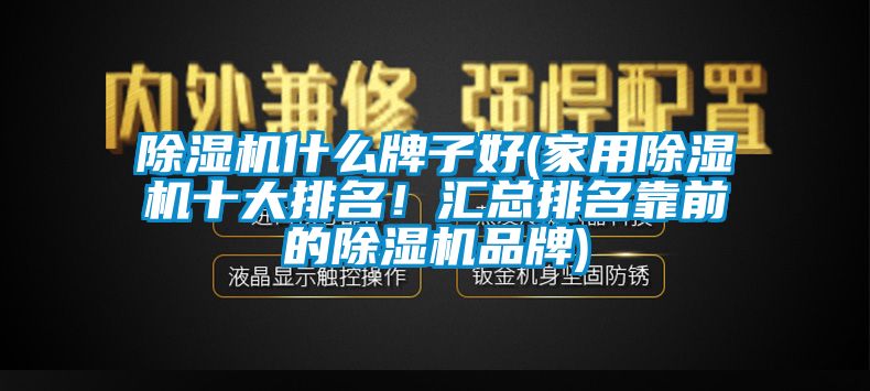 除濕機(jī)什么牌子好(家用除濕機(jī)十大排名！匯總排名靠前的除濕機(jī)品牌)