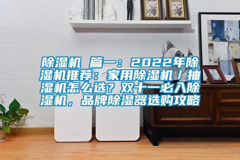 除濕機 篇一：2022年除濕機推薦：家用除濕機／抽濕機怎么選？雙十一必入除濕機，品牌除濕器選購攻略